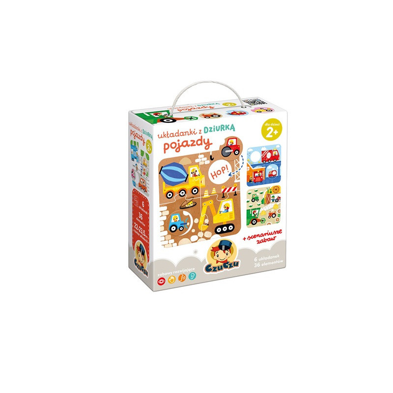 CzuCzu Układanki z dziurką Pojazdy 91699