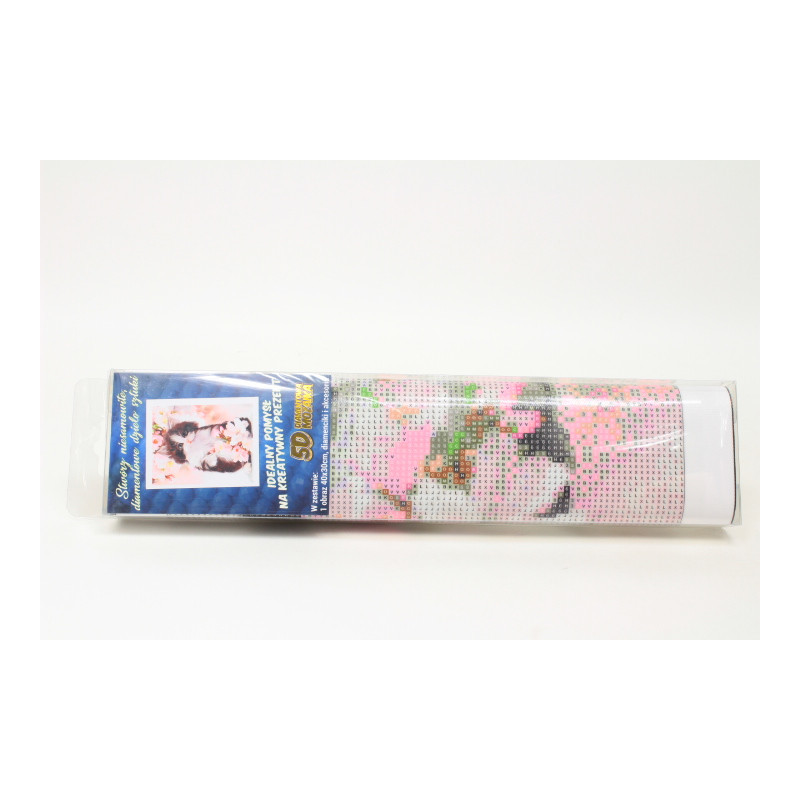  Diamentowa mozaika Kotek w kwiatach 1008279