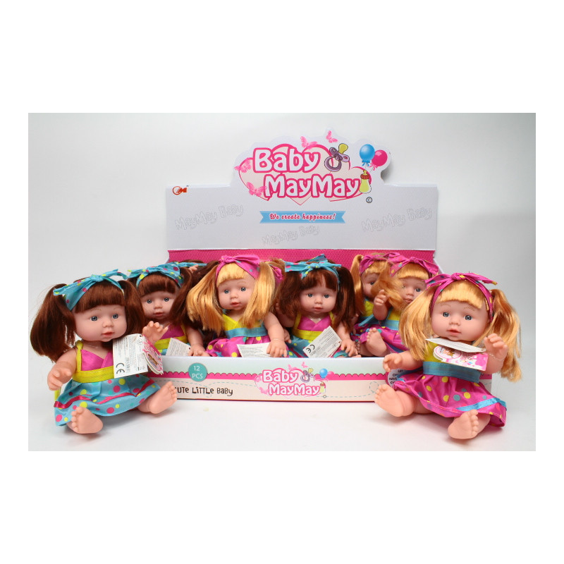 Lalka 25cm z dźwiękiem 2rodz HLH107 40807