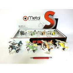 Samolot 11,5cm św/dźw 8szt/disp HX116 35209