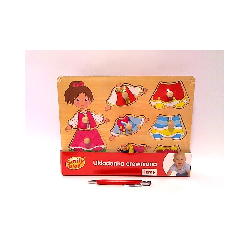 Układ.drewn.ubieranka SmilyPlay SPW83604 36047