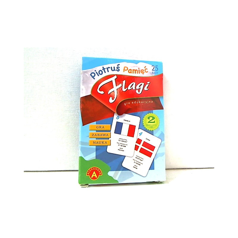 Karty Piotruś flagi 04892