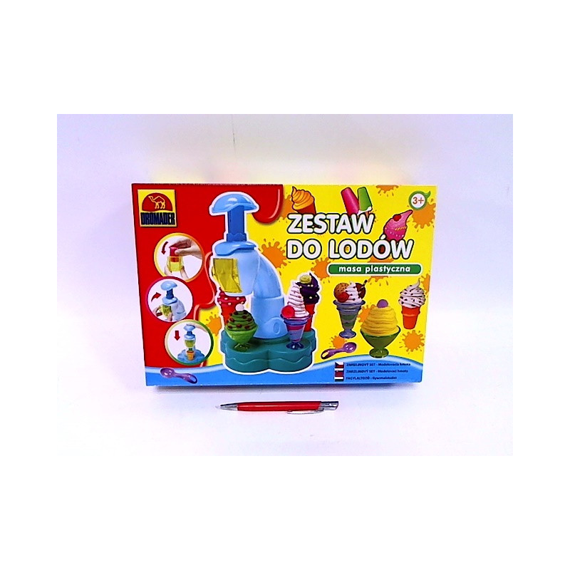 Masa plastyczna - zestaw do lodów 43917 39171