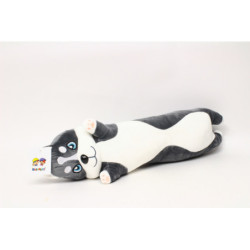  Pies pluszowy long 50cm szary 1008422