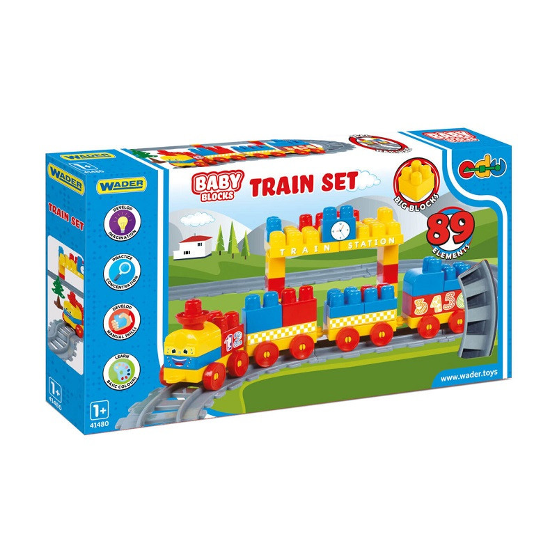  WADER BabyBlocks kolejka3,35 89el 41481 14815