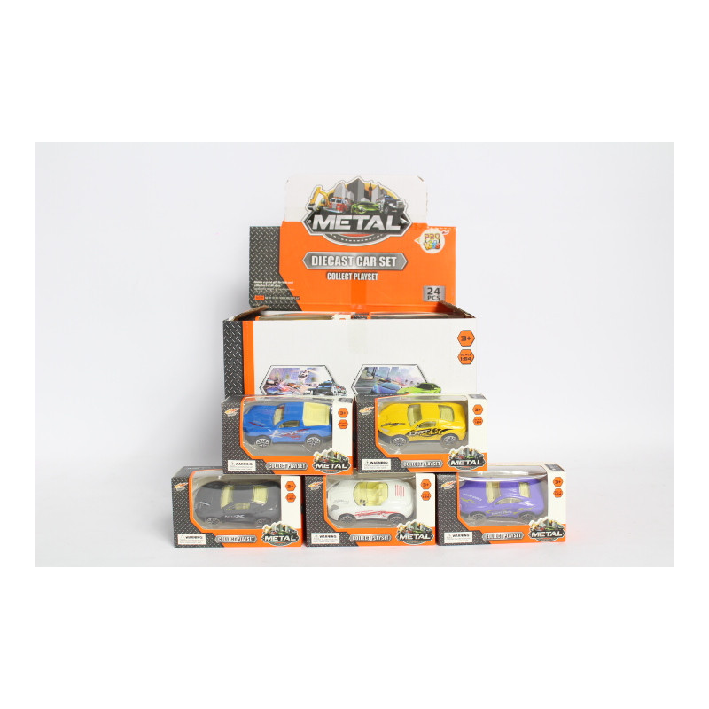 Autko metalowe box display LA-221 00906