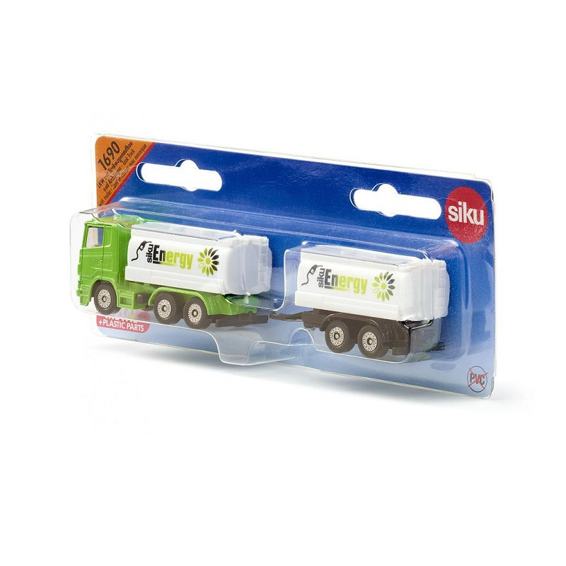 SIKU 16 Ciężarówka z cysterną i przyczepą 1690
