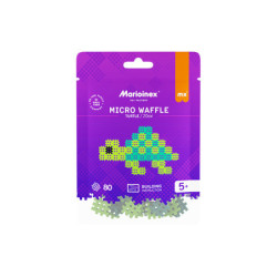  Klocki micro waffle 80el Żółw 02998