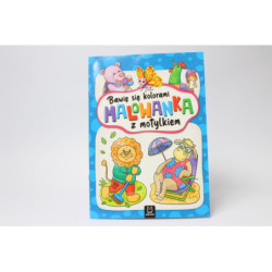 Bawię się kolorami Malowanka z motylkiem 34711