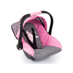 BAYER Fotelik samoch.z baldach.róż+sza 67966 79663