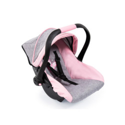 BAYER fotelik samoch.z daszki.szar-róż 67933 79335