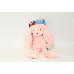 Królik plusz różowy 30cm 93936 69873