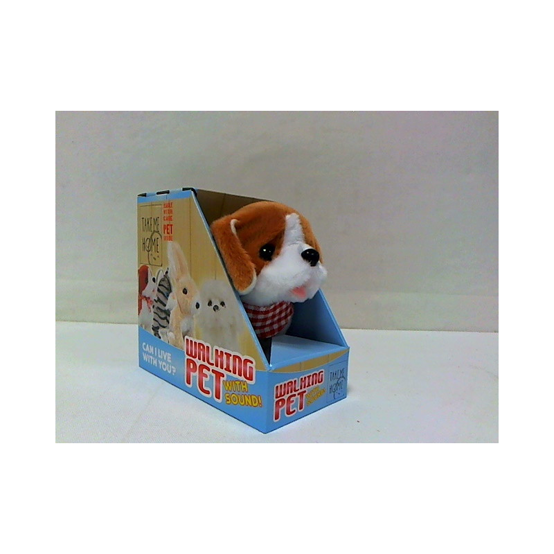 Piesek funkcyjny 17cm biało-brązowy 660209 44750