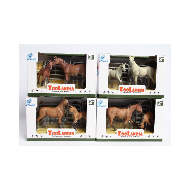 Zoolandia koń ze źrebakiem 4wz pudełko 51060 10609