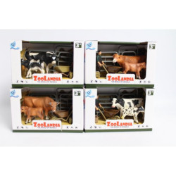 Zoolandia zagroda krowa+cielak 4wz 50980 09801
