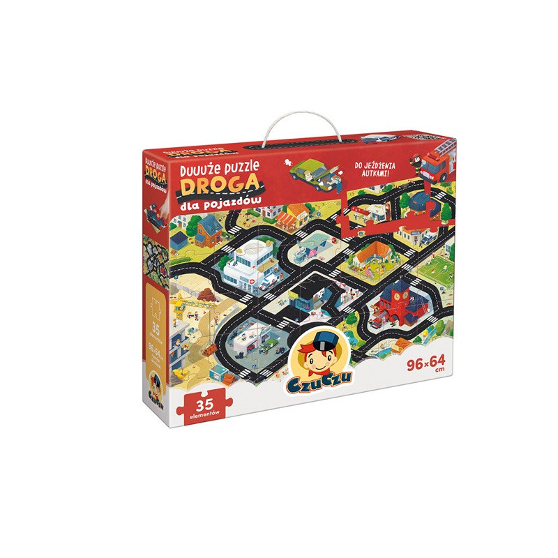 CzuCzu Duuuże puzzle Droga dla pojazdów 91613