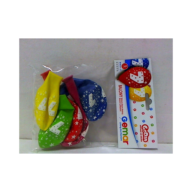 Balon 12" z nadr."7" pastelmix A5 GS110/7 01571