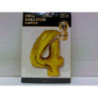 Balon foliowy B_C Cyfra4 złota 92cm FG-C85Z4 32986