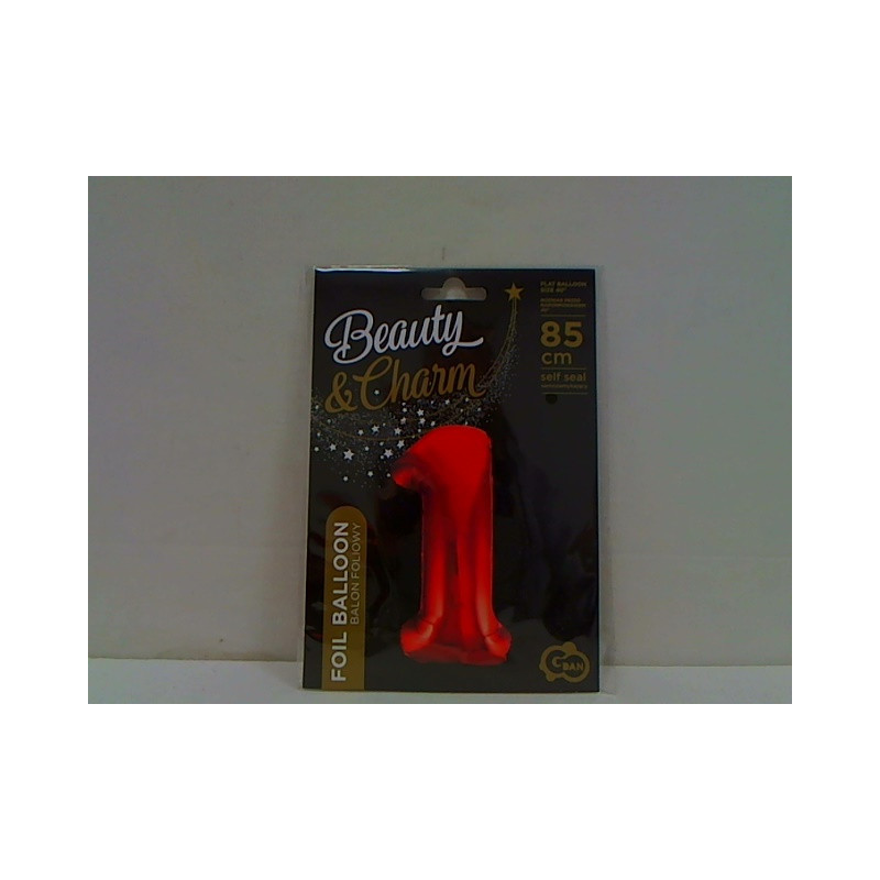Balon foliowy Cyfra1 czerw 85cm BC-HCW1 20547