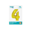 Balon foliowy Smart Cyfra4 złota76cm CH-SZL4 45533