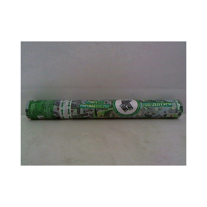 Konfetti pneum 40cm 100złotych KP-ZL40 24219