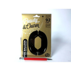 Balon foliowy B_C Cyfra0 czar 92cm FG-C85CZ0 42952