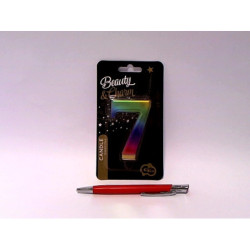 Świeczka B_C Cyferka7 Galaxy 8cm PF-SCG7 15239
