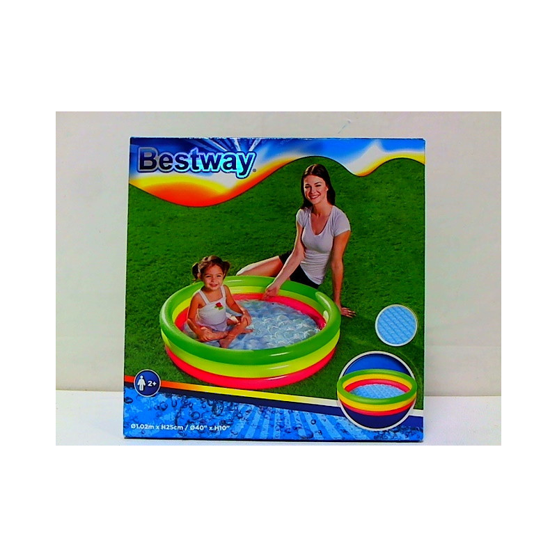 Basen z dmuchaną podłogą 102X25cm B51104 15815