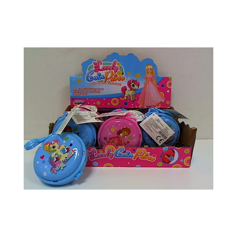 Portmonetka metalowa 12szt/disp H1278 27945