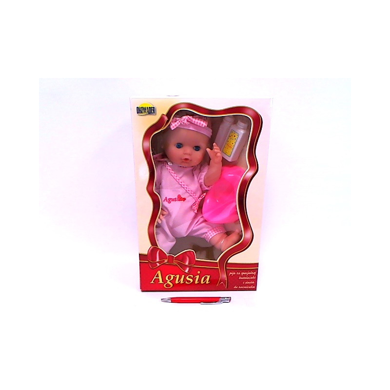 Lalka Agusia pije i siusia 48cm 00382 03824