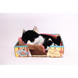 Kot z głosem 34cm na bat.czarny 059278 06447