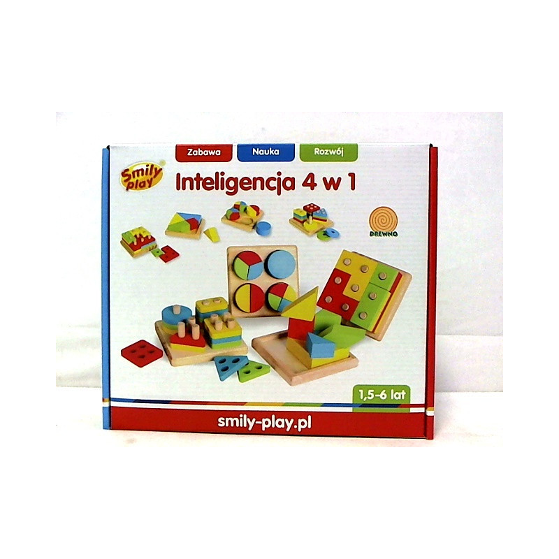 Inteligencja  4w1 drewno SmilyPlay AC7620 20466