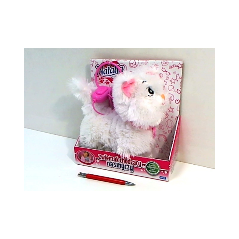 Natalia Kotek chodzący na smyczy biały 121364