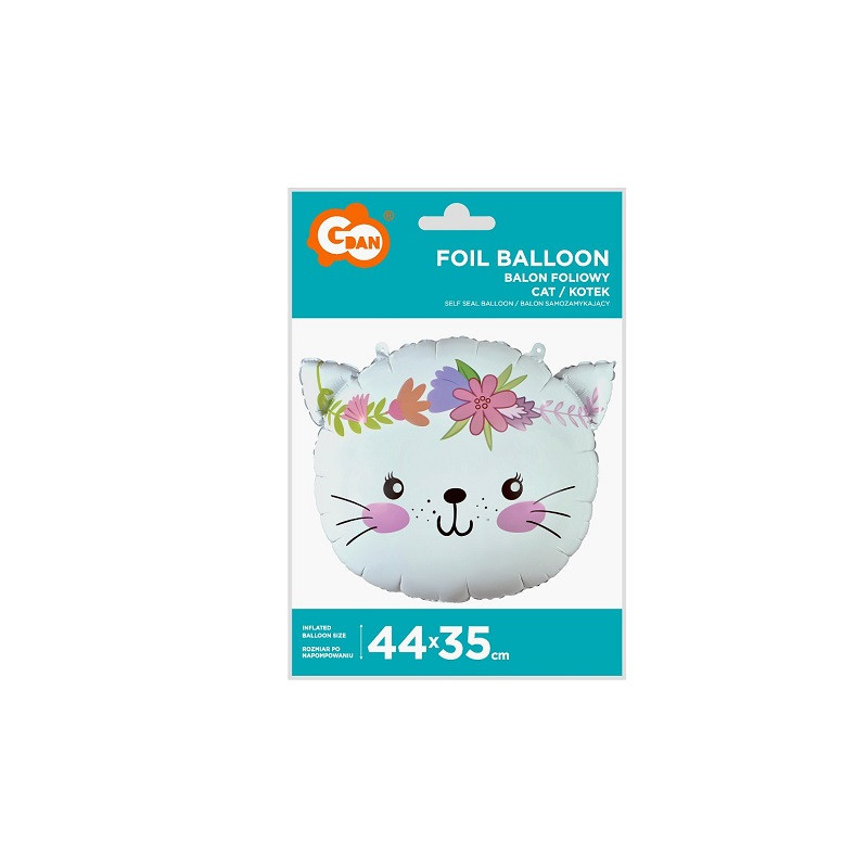 Balon foliowy Kotek /głowa BF-HKOT 84099