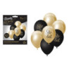 Bukiet balon.B_C j.zło-czarStoLat A7 BB-SLP7 99581