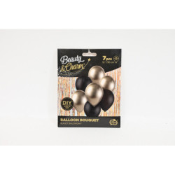 Bukiet balon.B_C Prosecco-czarny A7 BB-PRC7 85799
