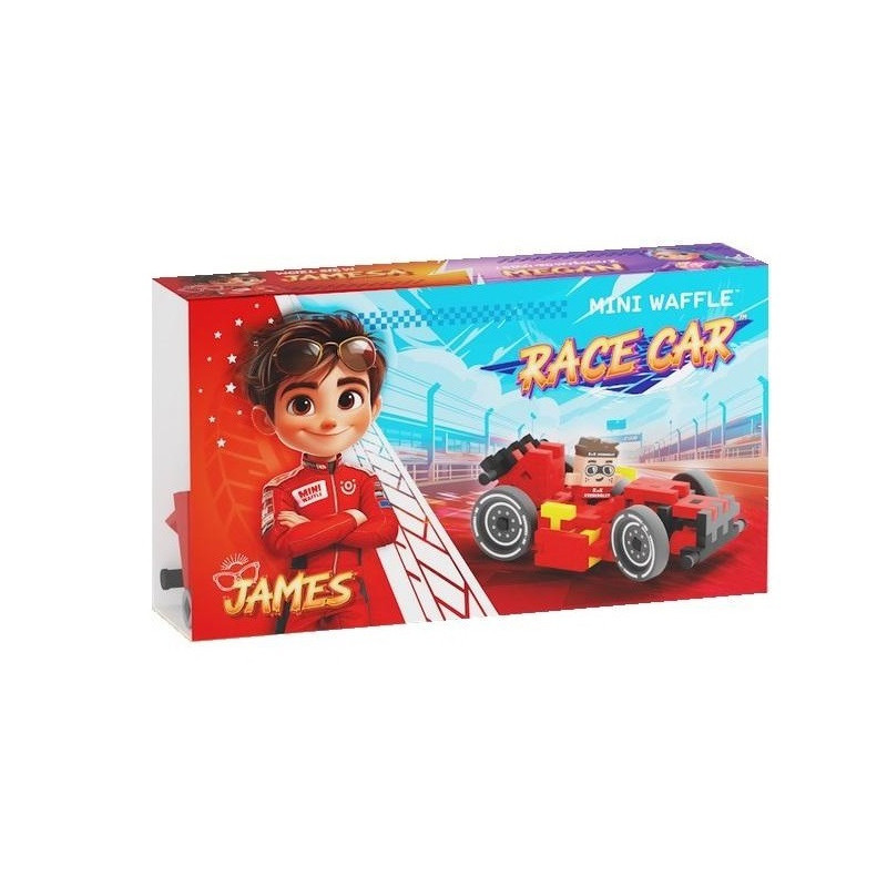  Mini waffle cars 50el Red oldtimer 06255