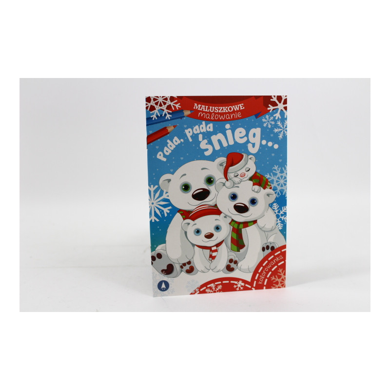 Maluszkowe malowanie Pada, pada śnieg... 57648