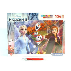 CLE puzzle 104 maxi SuperKolor Frozen2 23739