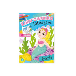 Kolorow.z tatuaż.Syrenki 72808 