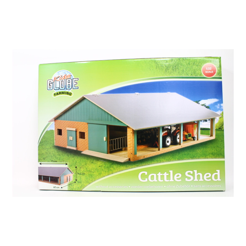 Obora drewniana dla krów z dojarką 610495 45491