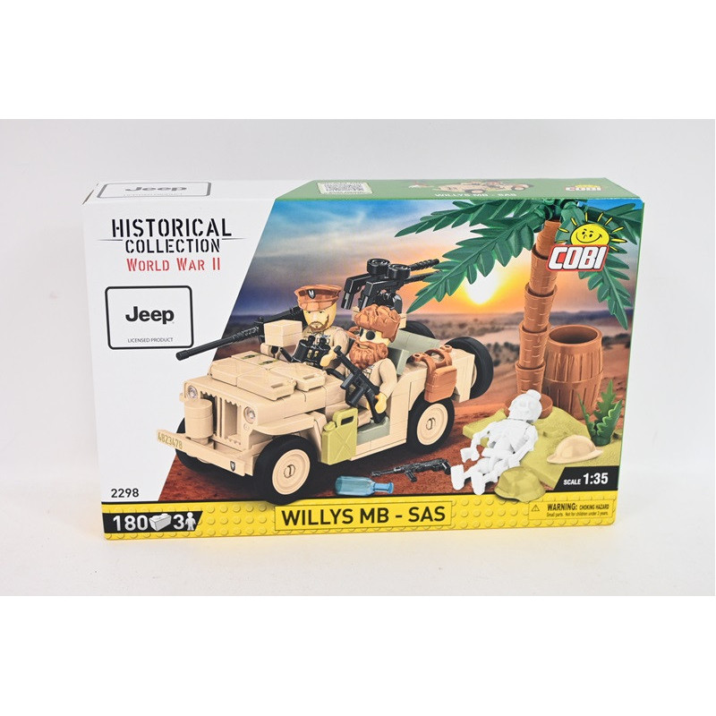 COBI HC WWII Willys MB-SAS 180kl 2298