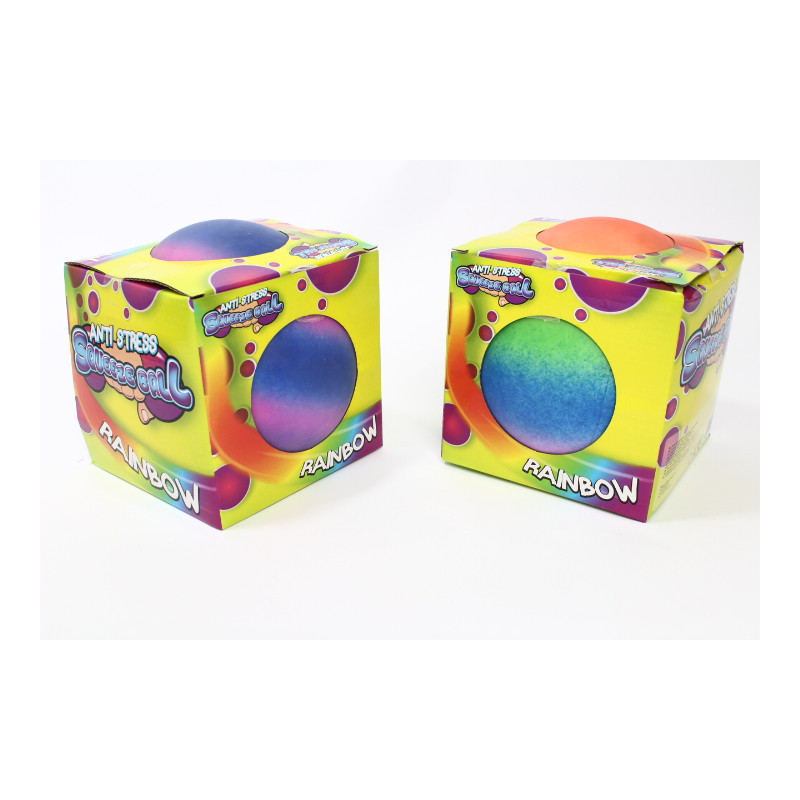 Piłka antystresowa 15cm 2rodz/box 621170 45785