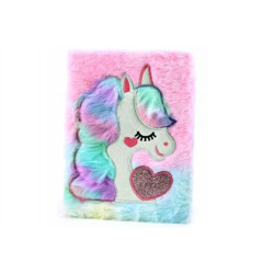 Notes pluszowy jednorożec 16x22 D42928 50433