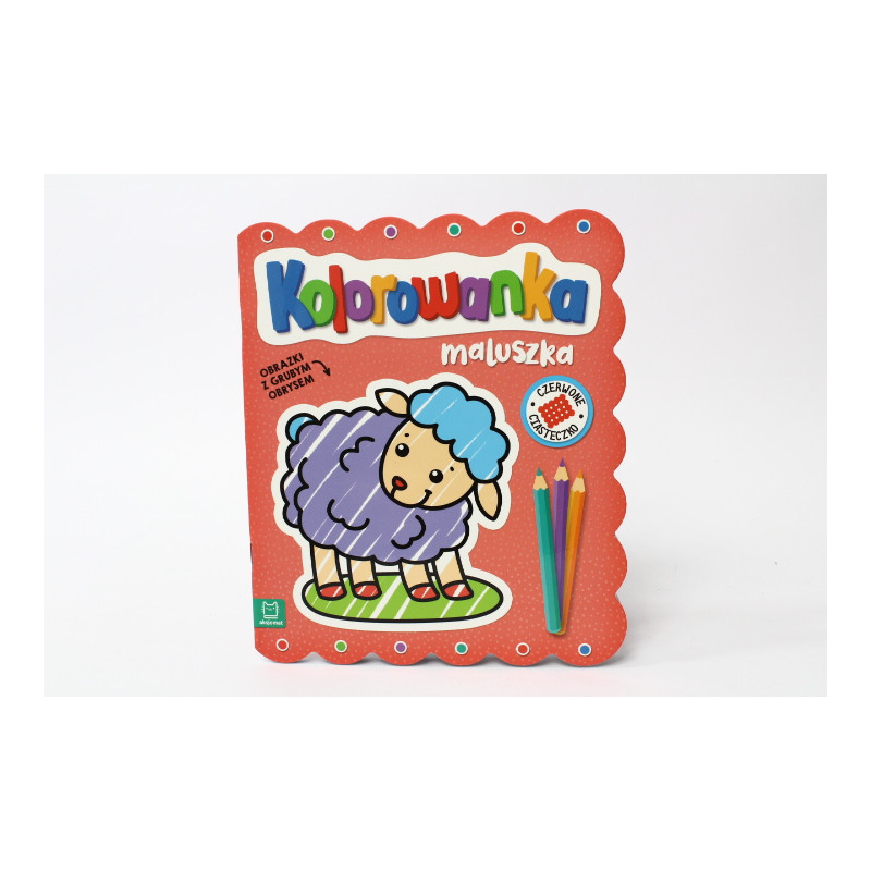 Kolorowanka maluszka Czerwone ciasteczko 34636