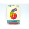 Balon foliowy Smart Cyfra6 tęcza76cm CH-STC6 45311
