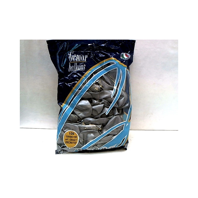 Balony GM90 metal 10" srebrny A100 GM90/38 93810