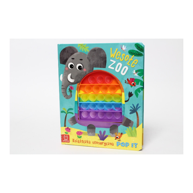 Wesołe ZOO Książeczka sensor.z PopIt 33929