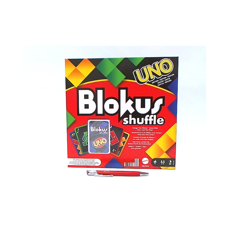  Gra BLOKUS SHUFFLE z kartami styl UNO GXV91
