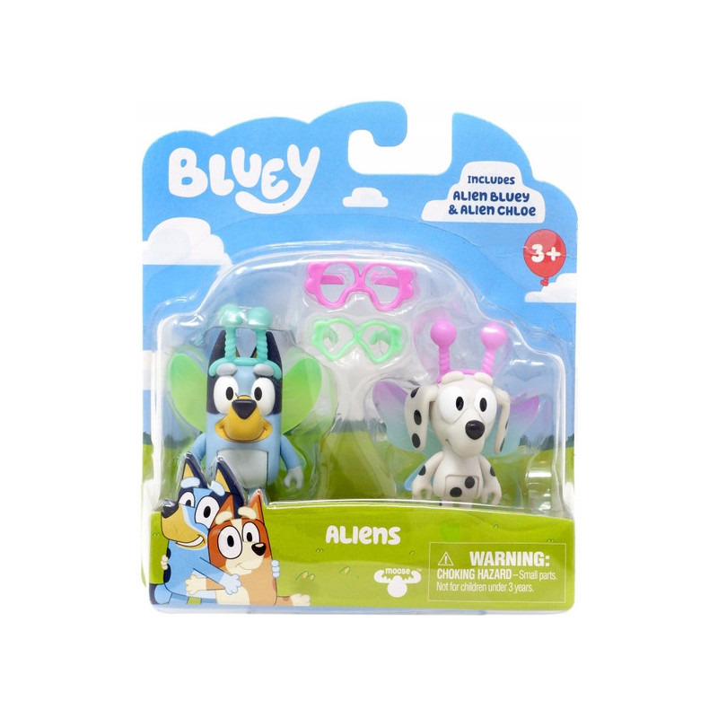 TMT BLUey fig.Kosmici Bluey Chloe 2pak BLU17617